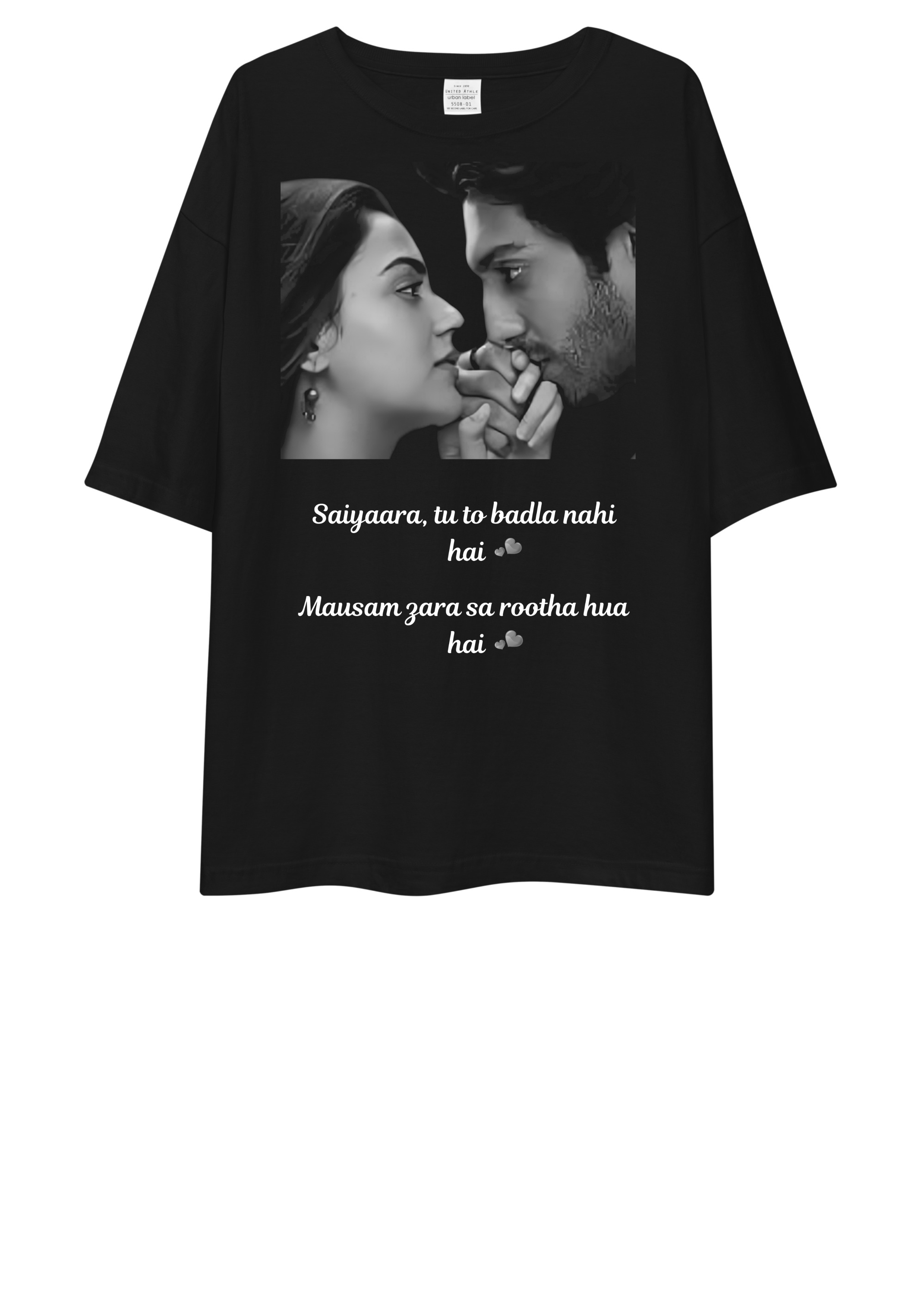 Lovers Unisex Oversized T-Shirt Drop Shoulder