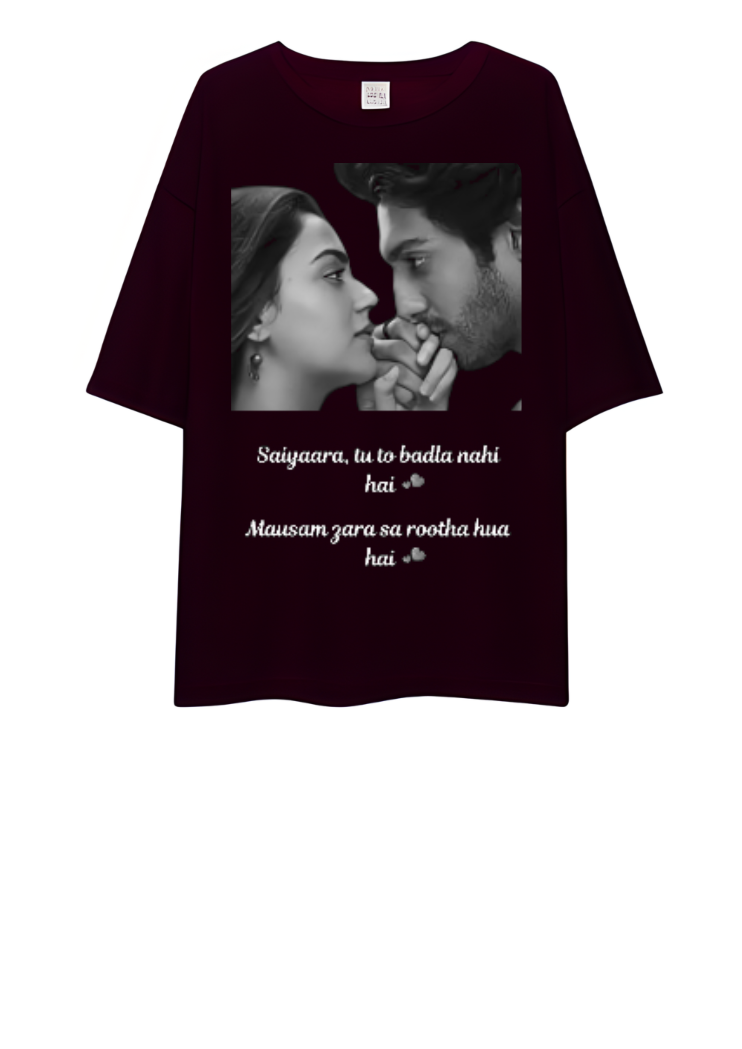 Lovers Unisex Oversized T-Shirt Drop Shoulder