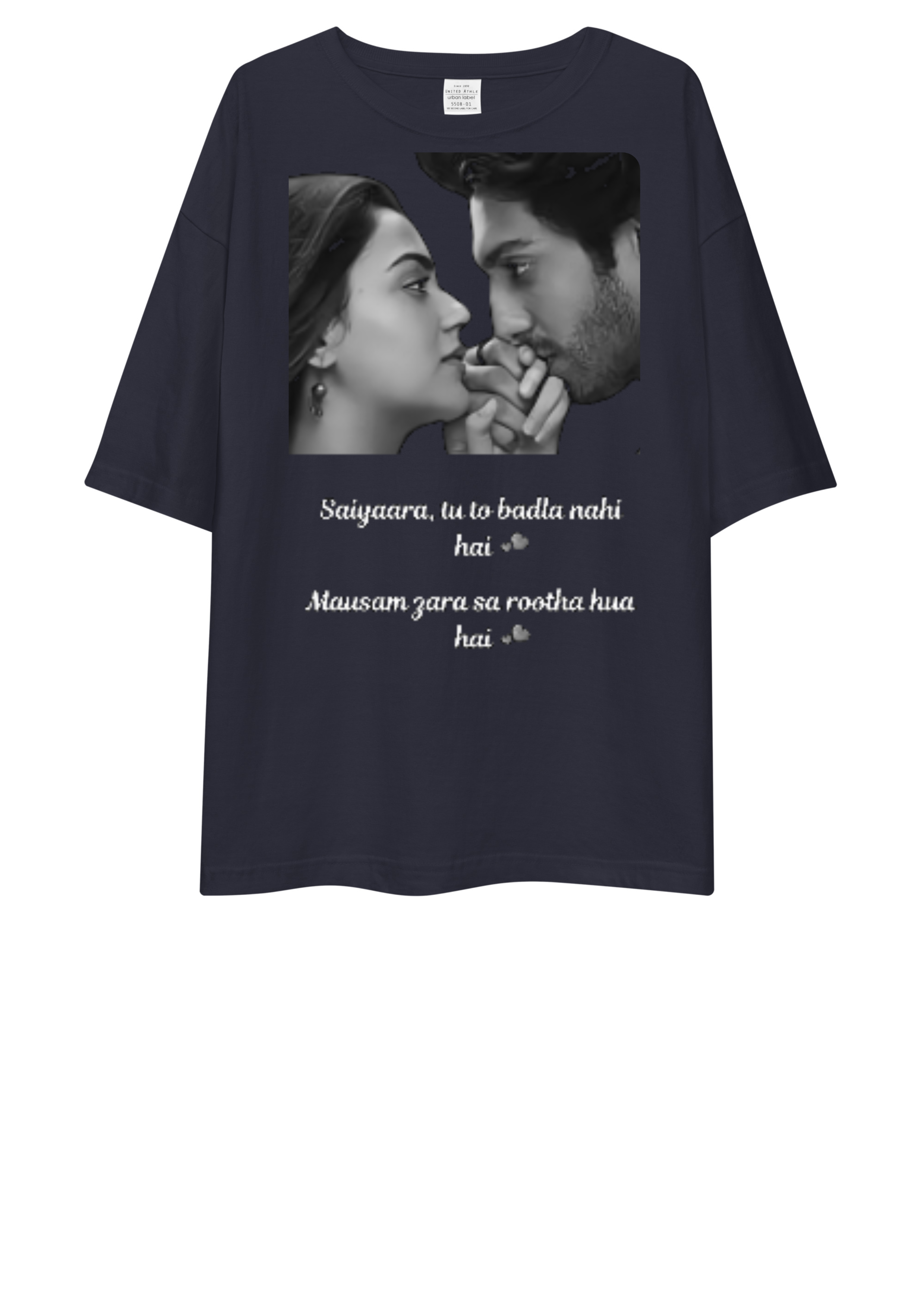 Lovers Unisex Oversized T-Shirt Drop Shoulder